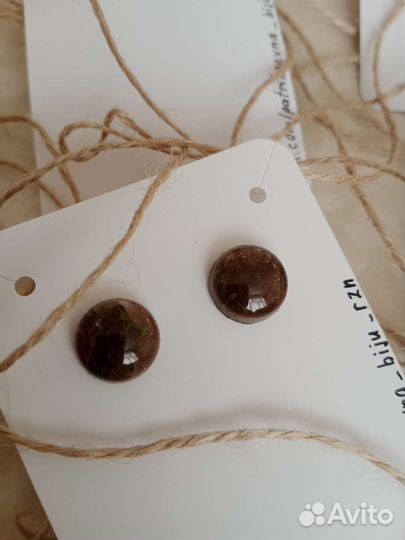Серьги из эпоксидной смолы