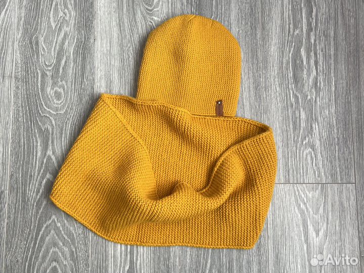 Шапка и снуд зима женская