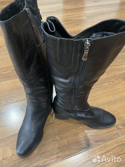 Сапоги натуральная кожа