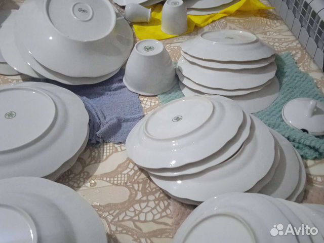 Сервиз чайный столовый на 12 персон Веймар гдр