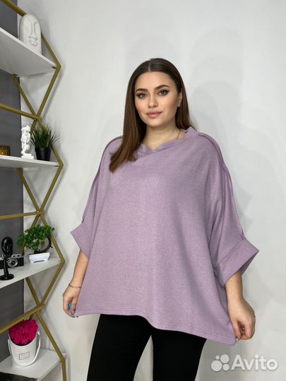 Стильные туники оверсайз италия от54 до60р
