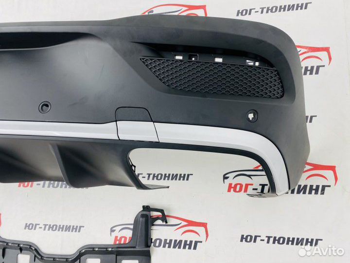Диффузор 53 amg chrome на mercedes-benz gle-coupe