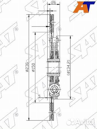 Диск сцепления toyota supra