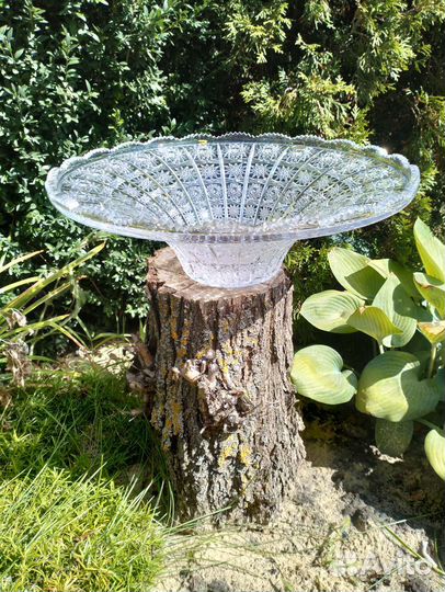 Ваза хрустальная фруктовница Bohemia