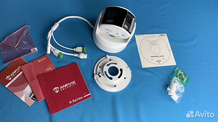 Ip камера PoE 2 обьектива 2.8мм 8мп