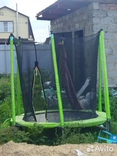 Детский батут с сеткой бу