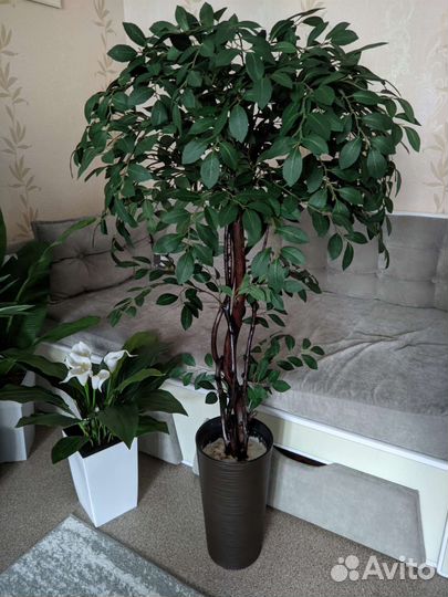 Искусственные деревья, цветы, растения