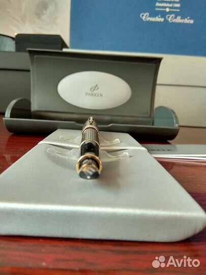 Ручка перьевая Parker (серебряная, новая)