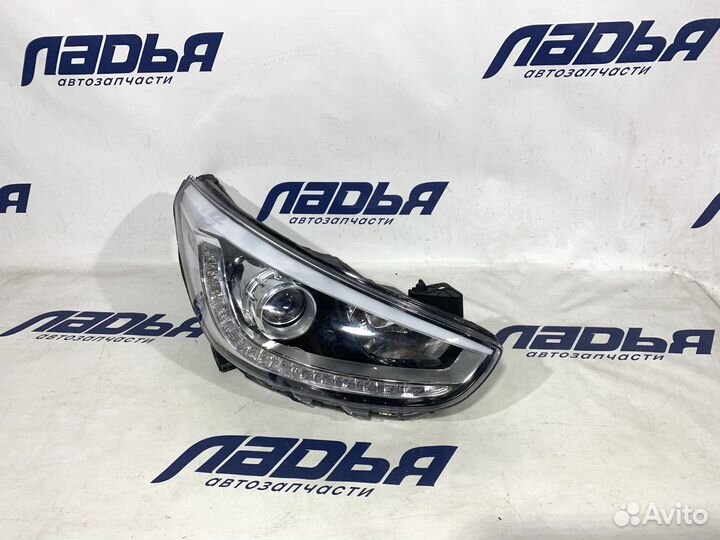 Фара Hyundai Solaris(10) правая линза