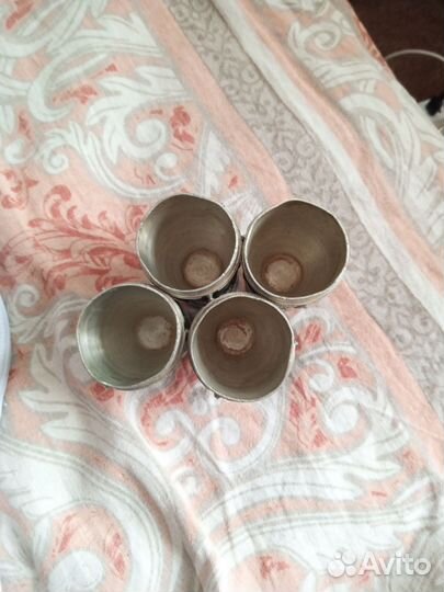 Рюмки СССР Оловянные