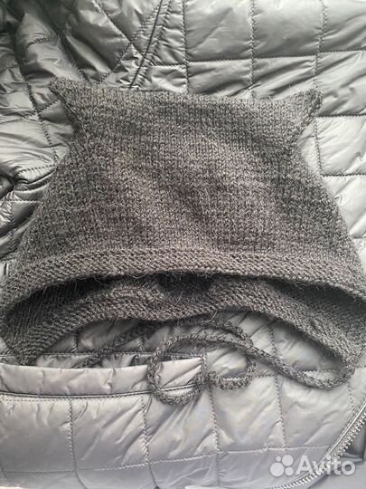 Шапка чепчик, шапка с ушками