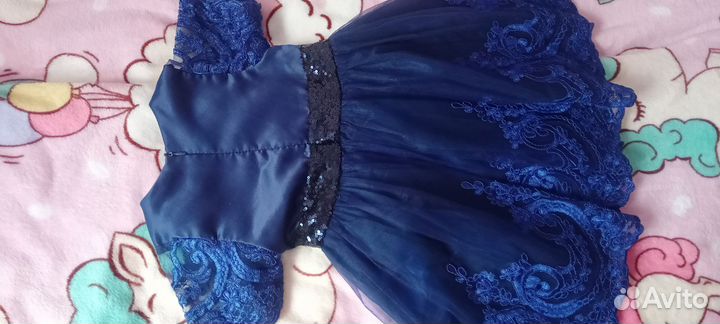 Нарядное платье для девочки 92