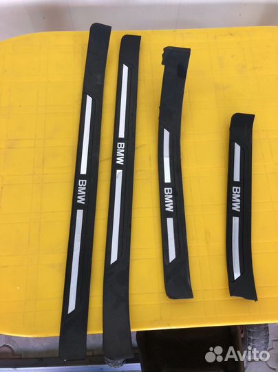 Накладки порогов бмв е 39