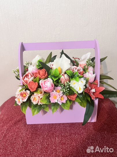 Букет из мыла