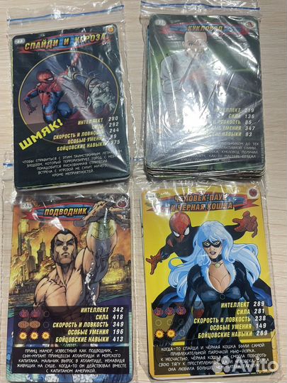 Карты человек паук