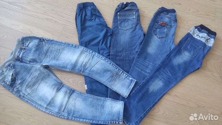 Джинсы рост 134