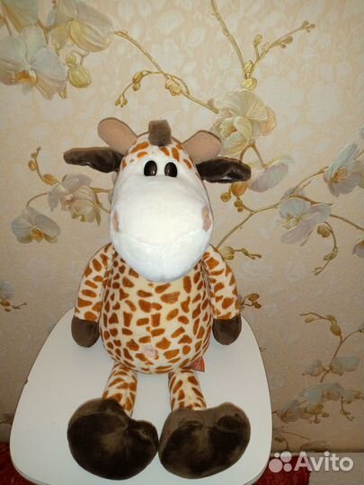 Большая мягкая игрушка жираф