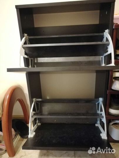 Тумбочка для обуви IKEA с откидными полками