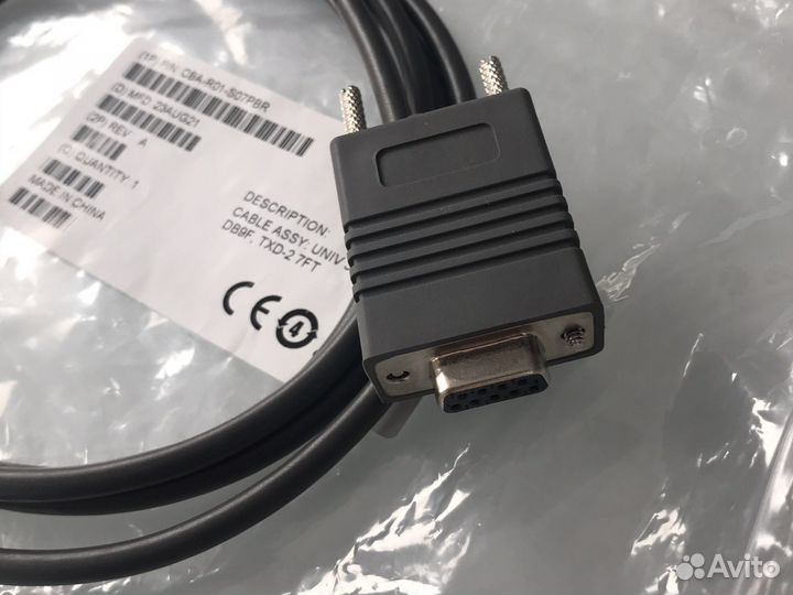 Кабель zebra RS232 CBA-R01-s07pbr