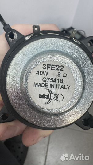 Автомобильные динамики Faital 3FE22 40W