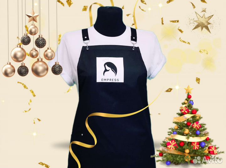 Фартук с логотипом для работы
