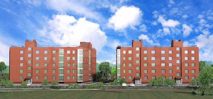 2-к. квартира, 56,6 м², 1/5 эт.