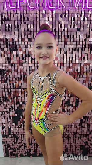 Купальник для художественной гимнастики рост 134