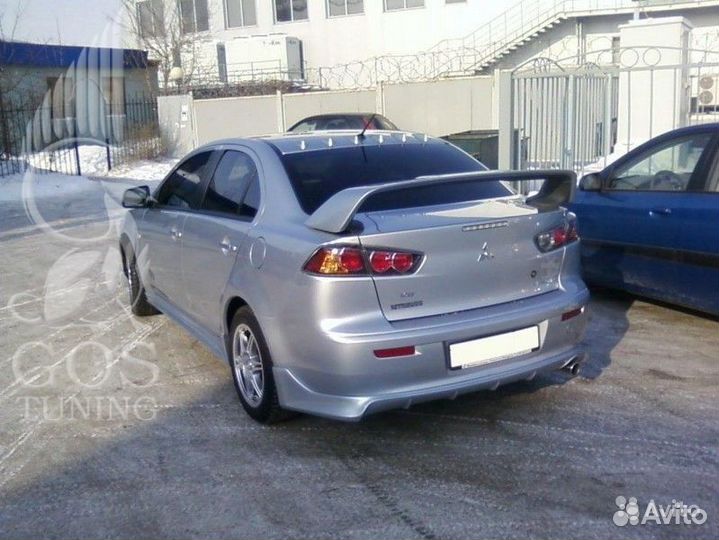 Задняя накладка Zodiac на Mitsubishi Lancer 10
