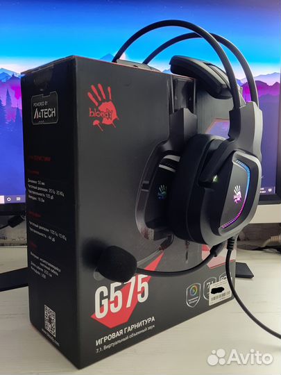 Игровые наушники A4Tech Bloody G575