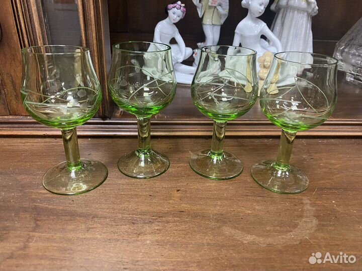 Рюмки цветное стекло