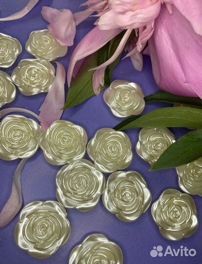 Полубусины пришивные