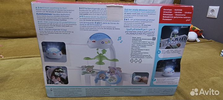 Музыкальный мобиль Fisher Price Мечты о бабочках