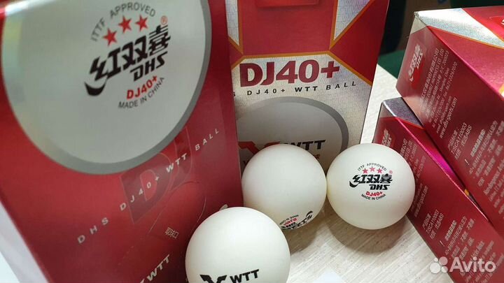 Мяч для тенниса DHS WTT DJ40 1уп