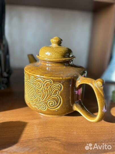 Чайник заварочный керамический СССР винтаж