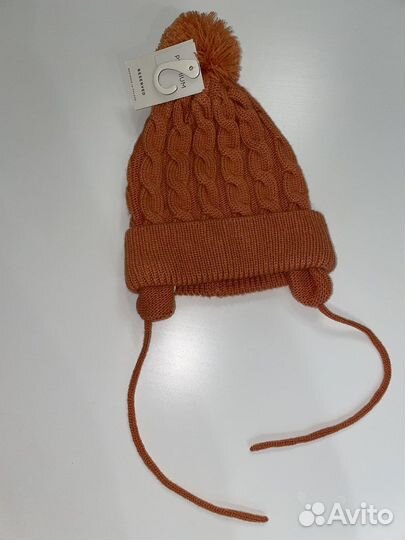 Варежки манишка шапка комплект вязанный reserved