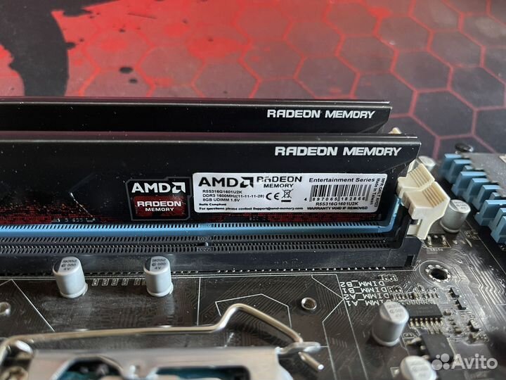 Материнская плата с процессором на 1155