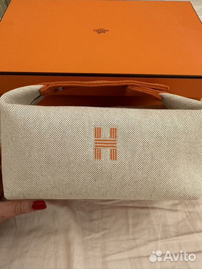 Сумка косметичка hermes