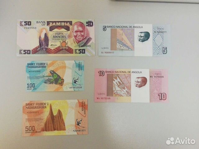 Банкноты Африки