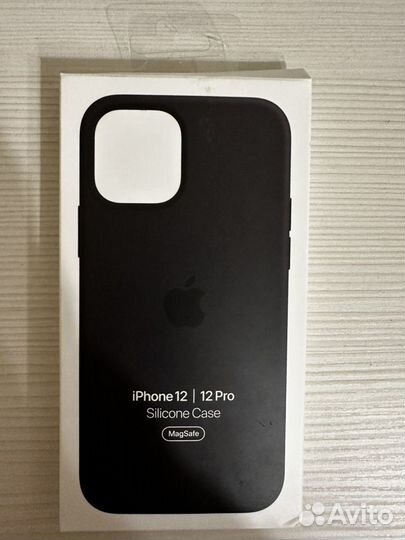 Apple silicone case iPhone 12 black