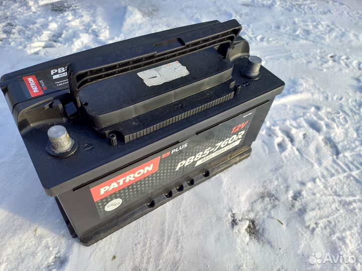 Аккумулятор 85Ah patron plus 12V 85AH 760A