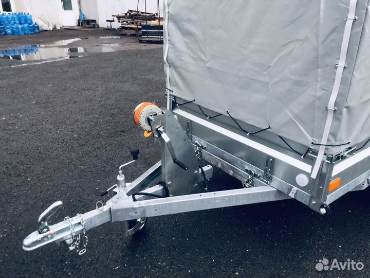 Прицеп 2,5х1,3 Оцинкованный, с тентом