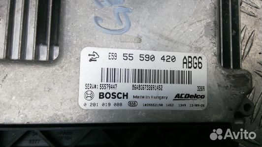 Блок управления двс opel astra J (GEA26PC01)