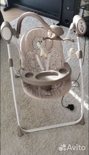 Детские электронные качели для новорожденных