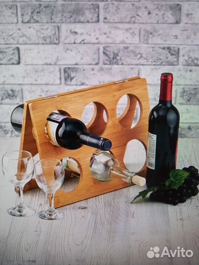 Держатель для бутылок интерьерный