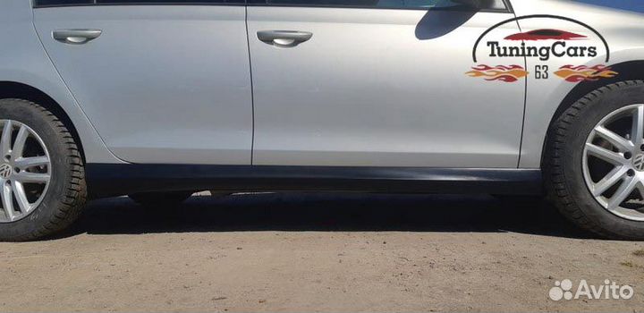 Накладки на Пороги Фольксваген Гольф