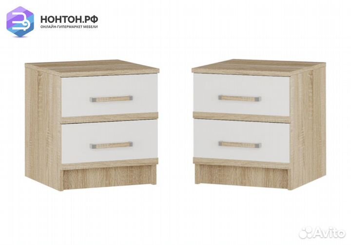 Комплект тумб Сакура дуб сонома / белый