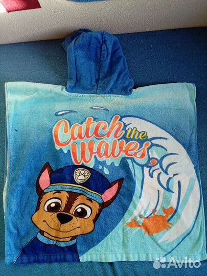 Махровые полотенца с капюшоном Щенячий Патруль