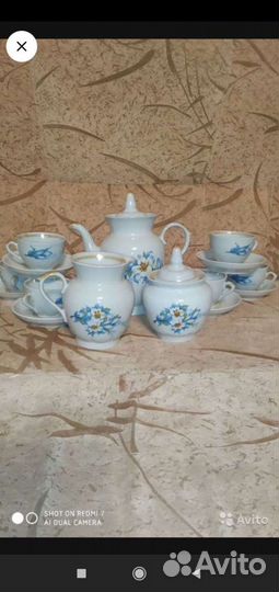 Сервиз столовый кофейный, чайный