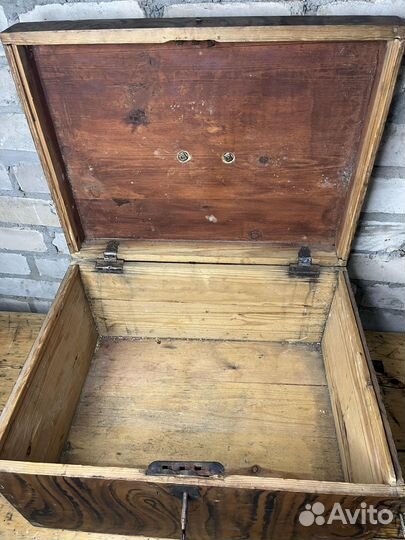 Сундук Деревянный с Ключом 3