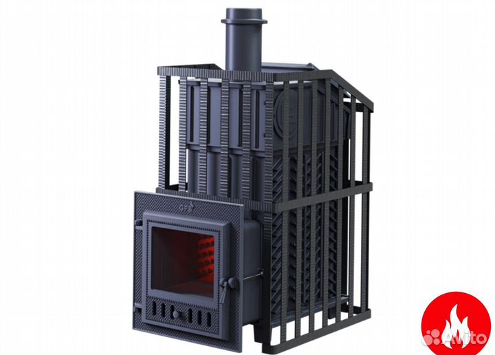 Печь для бани гефест зк ураган 18 (м)